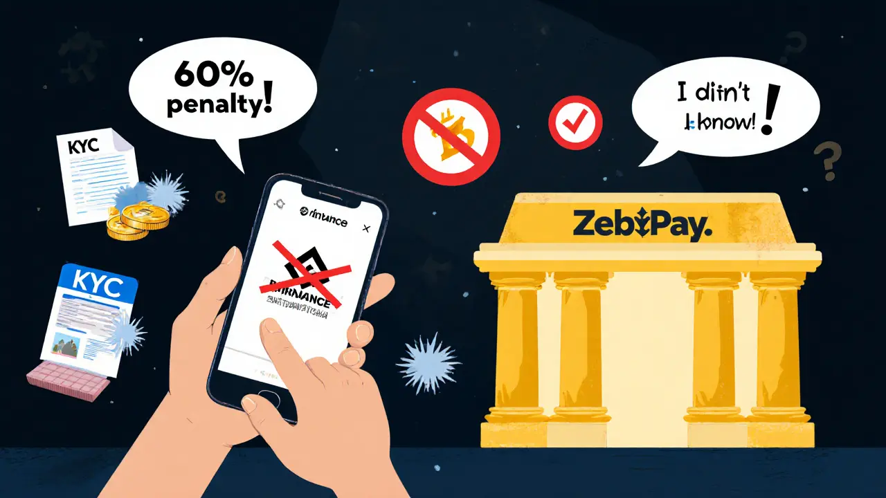 A trader faces frozen funds and tax penalties, while a registered exchange offers help.