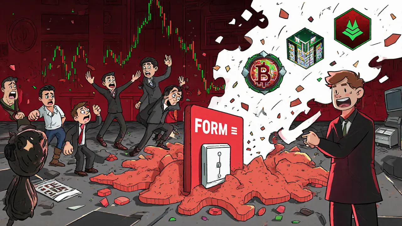 Traders reacting to collapsing BNX charts as new game icons rise from the ashes.