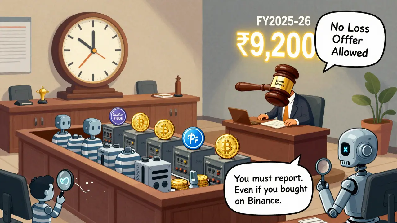 Crypto assets stand trial in a courtroom ruled by a 30% tax law, with a clock ticking toward ₹9,200 crore in revenue.