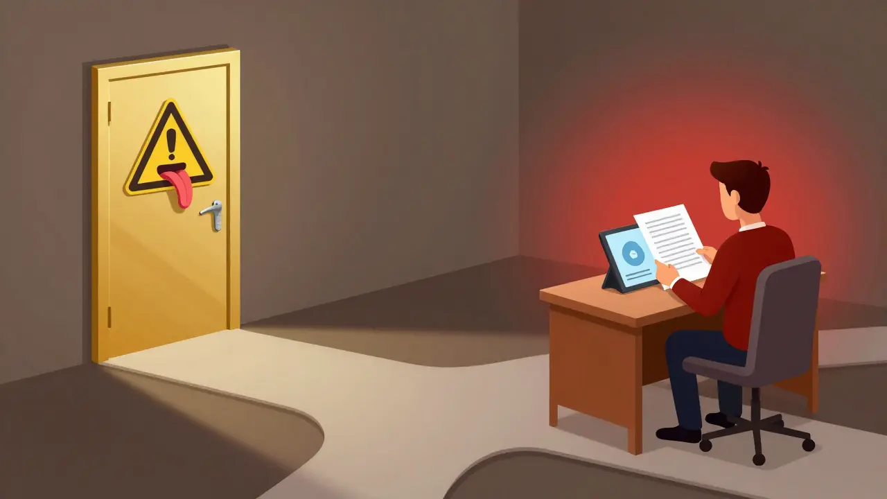 Cartoon warning against fake crypto airdrop scams