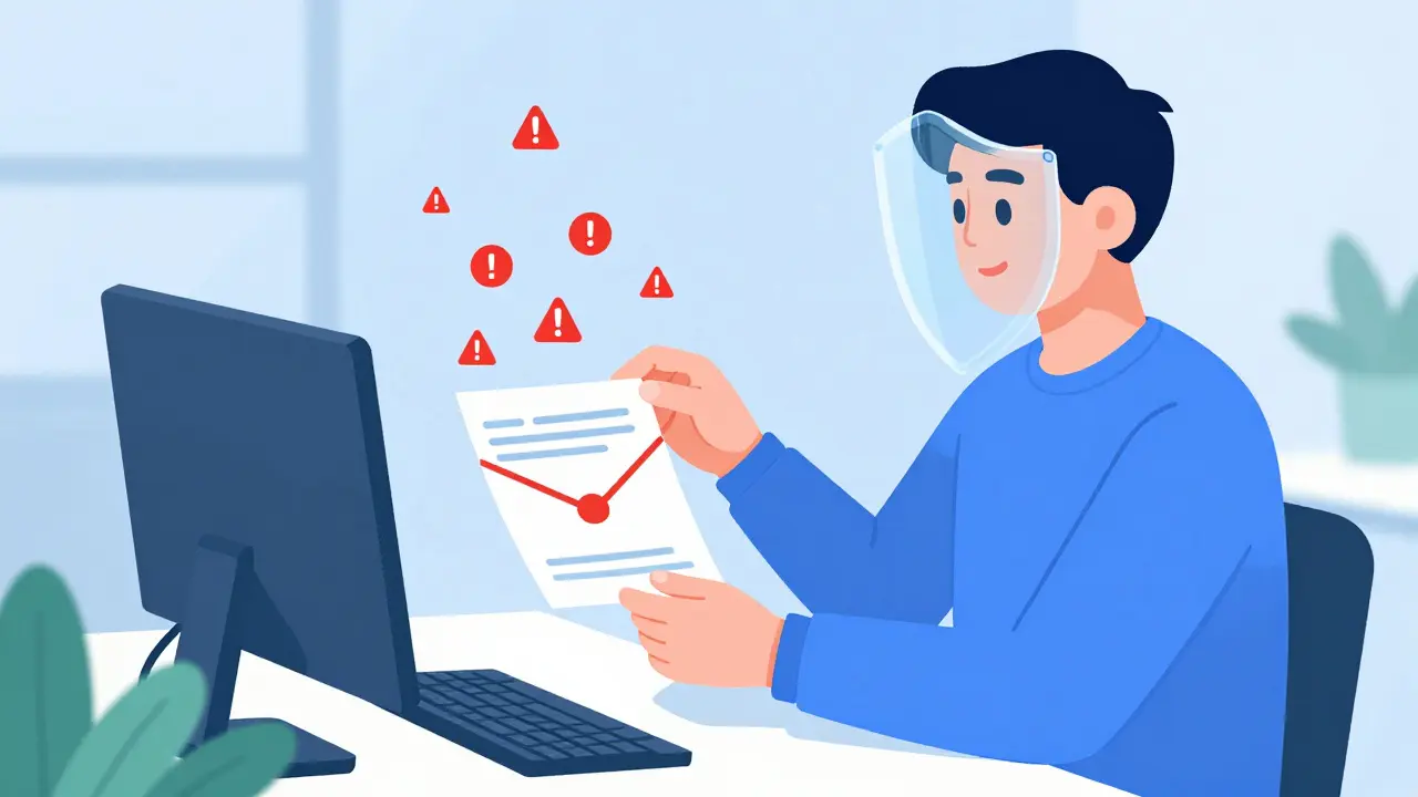 Person using a tool to scrub hidden data from a PDF file