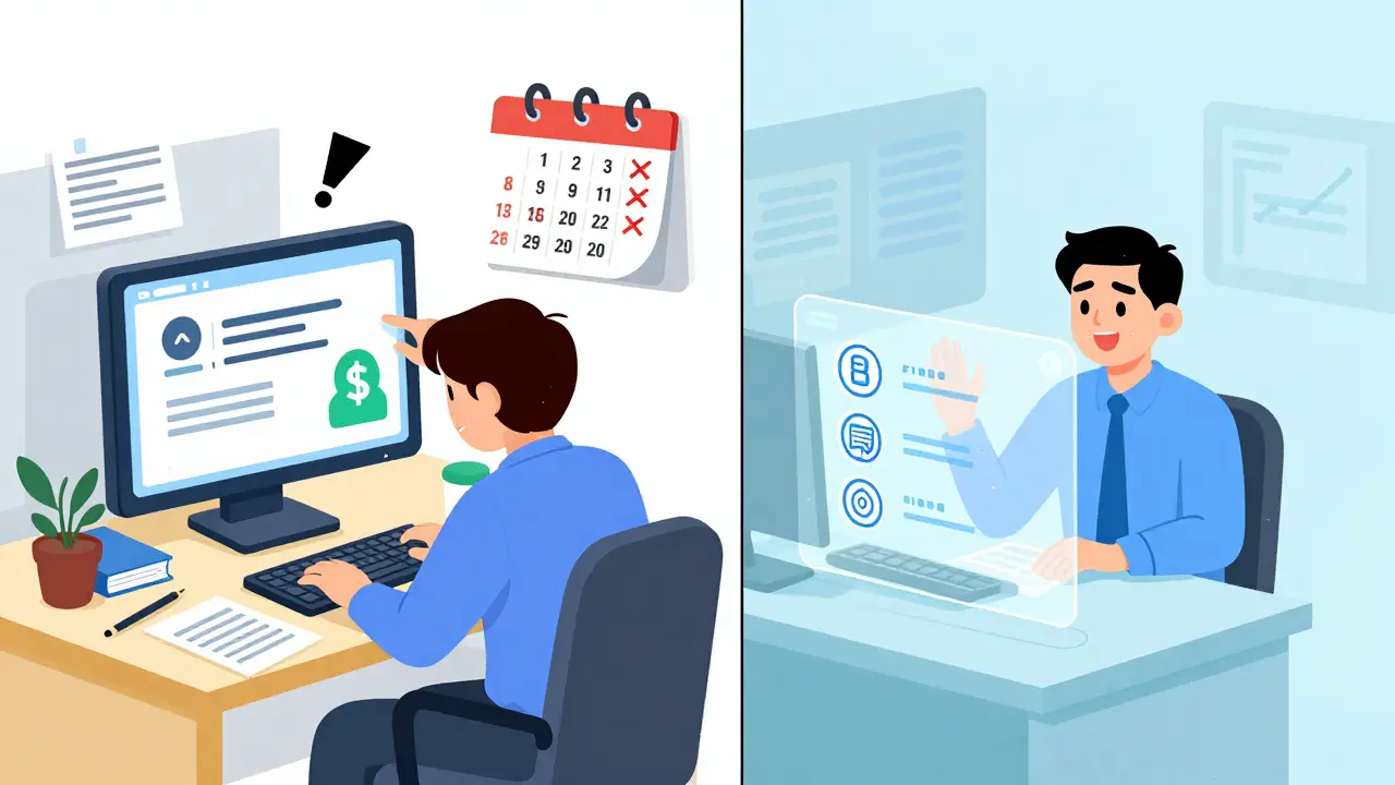 Split cartoon comparing difficult withdrawals on shady sites vs easy access on regulated ones.