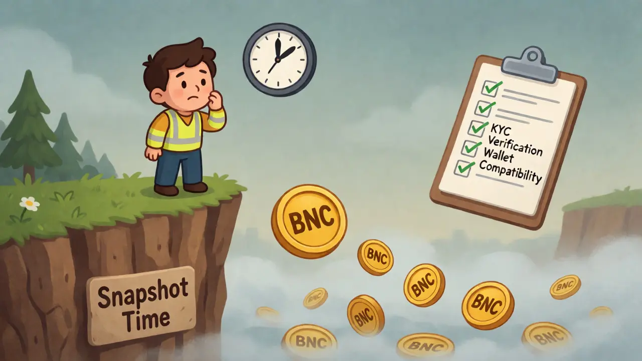 Character watching snapshot deadline near drifting tokens