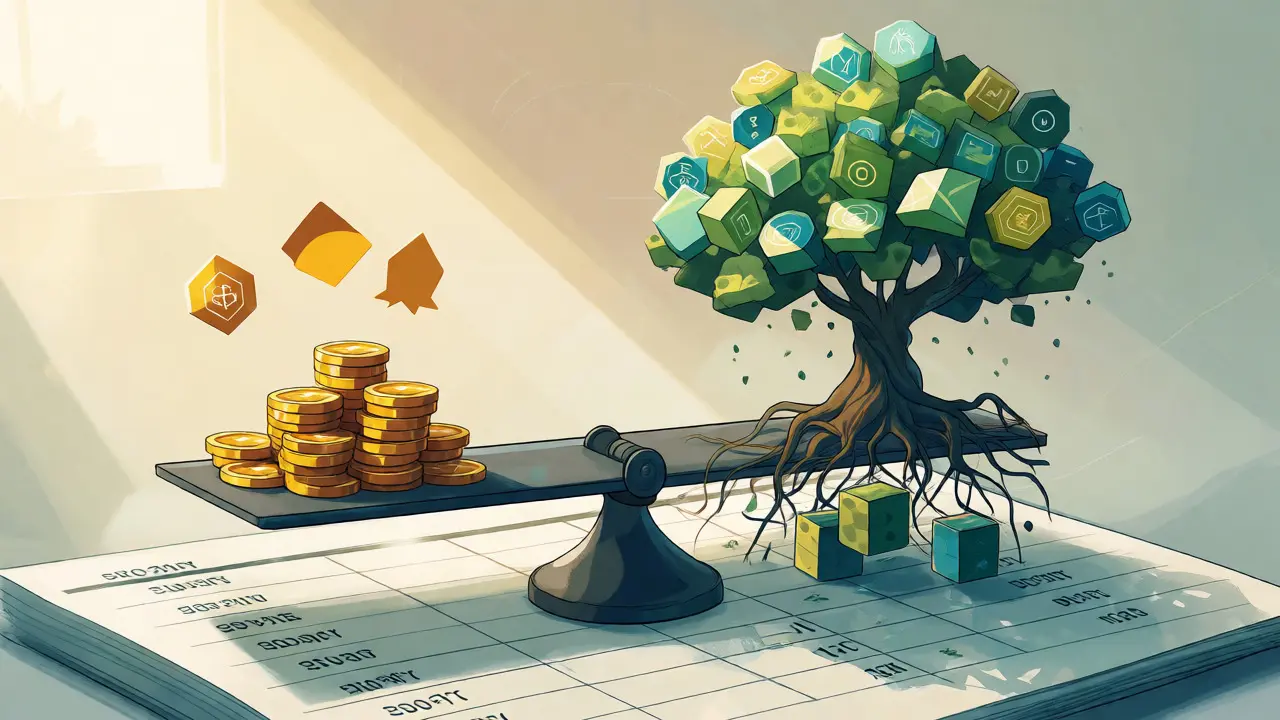 Scale balancing short-term gains against long-term ecosystem growth
